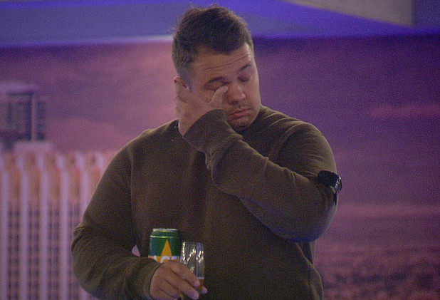 Big Brother 2012 Day 8: Chris keeps his beer close to his chest.
