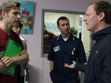 A furious Sean follows Marcus to work and demands to talk to him. He then lays into Aiden at the hospital, causing a commotion