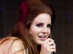 Lana Del Rey performs on stage during day 3 of the Lovebox Festival at Victoria Park in London