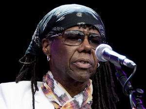 Chic ft Nile Rodgers perform on stage during day 3 of the Lovebox Festival at Victoria Park in London