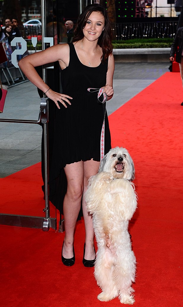 The Amazing Spider-Man Premiere: Ashleigh and Pudsey 
