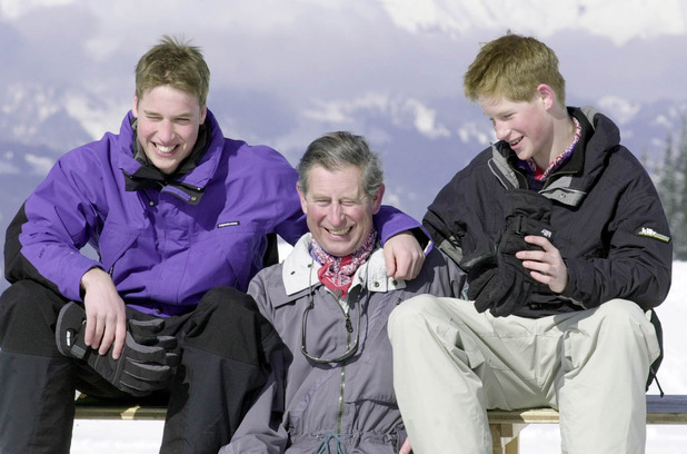 Prince William, Prince Charles, Prince Harry