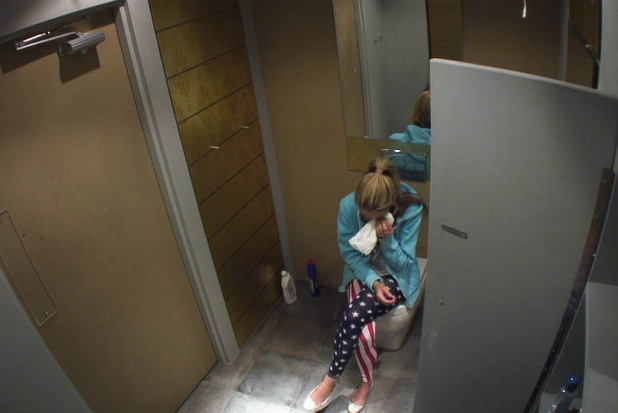 Lauren Crying In The Toilet Big Brother 2012 Day 14 Digital Spy