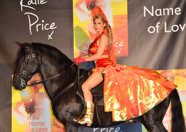 Katie Price
launches her new novel 'In the Name of Love' at the Worx Studios.
London