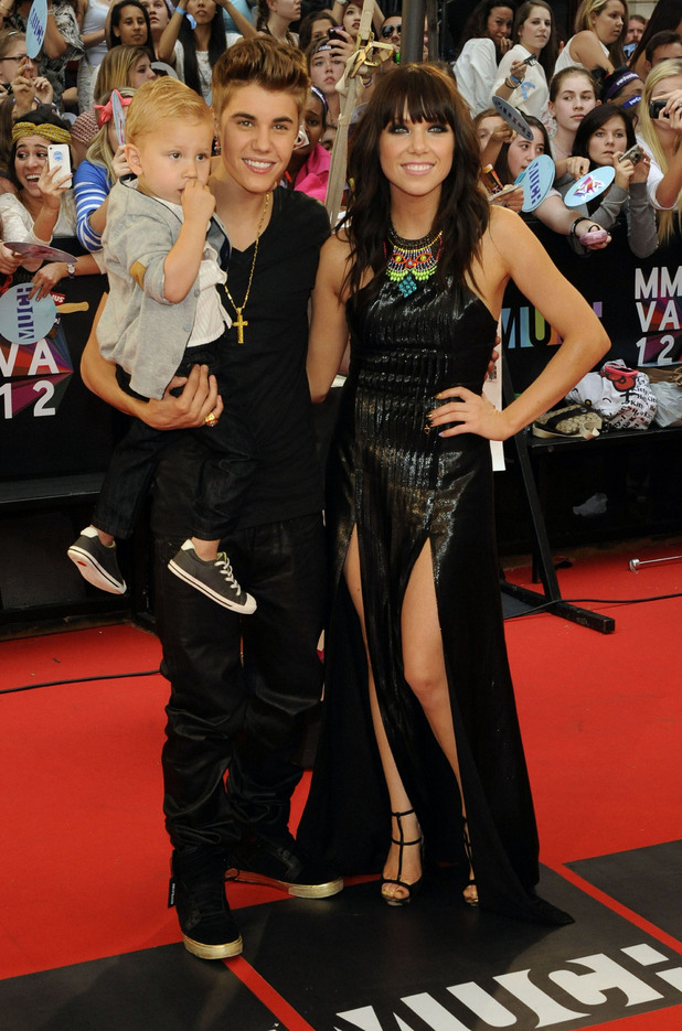 Jaxon Bieber, Justin Bieber and Carly Rae Jepsen 