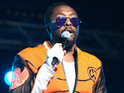 The Black Eyed Peas star beats Chris Brown to knock Maroon 5 off the singles top spot.