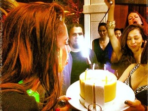 Cheryl Cole celebrates her birthday