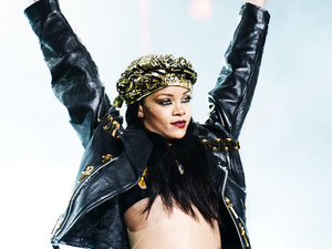 Rihanna at the Peace and Love festival, Sweden.