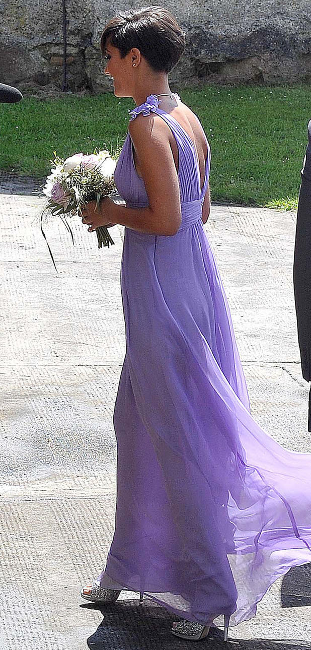 Frankie makes her way into the church.