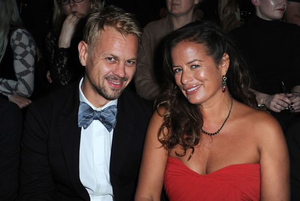 Adrian Fillary and Jade Jagger
