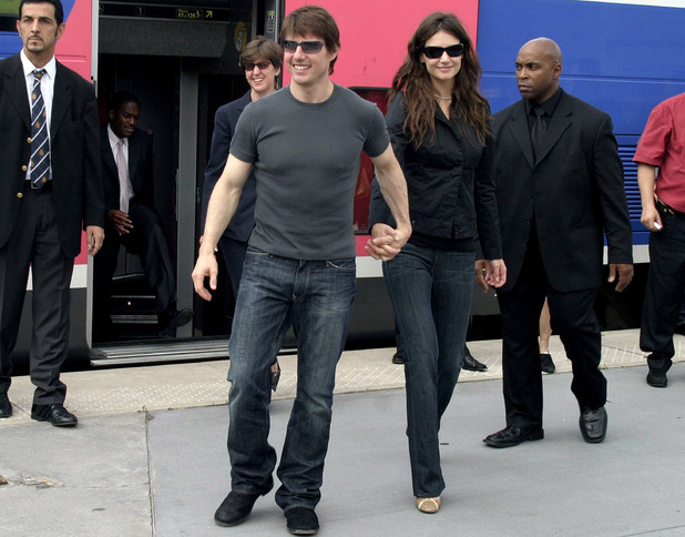 On the June 17 2005, Tom Cruise and Katie Holmes announce their engagement in Paris, where Tom proposed on the Eiffel Tower