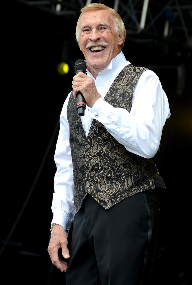 Sir Bruce Forsyth at the Hop Farm Music Festival 2012 - Day 2.