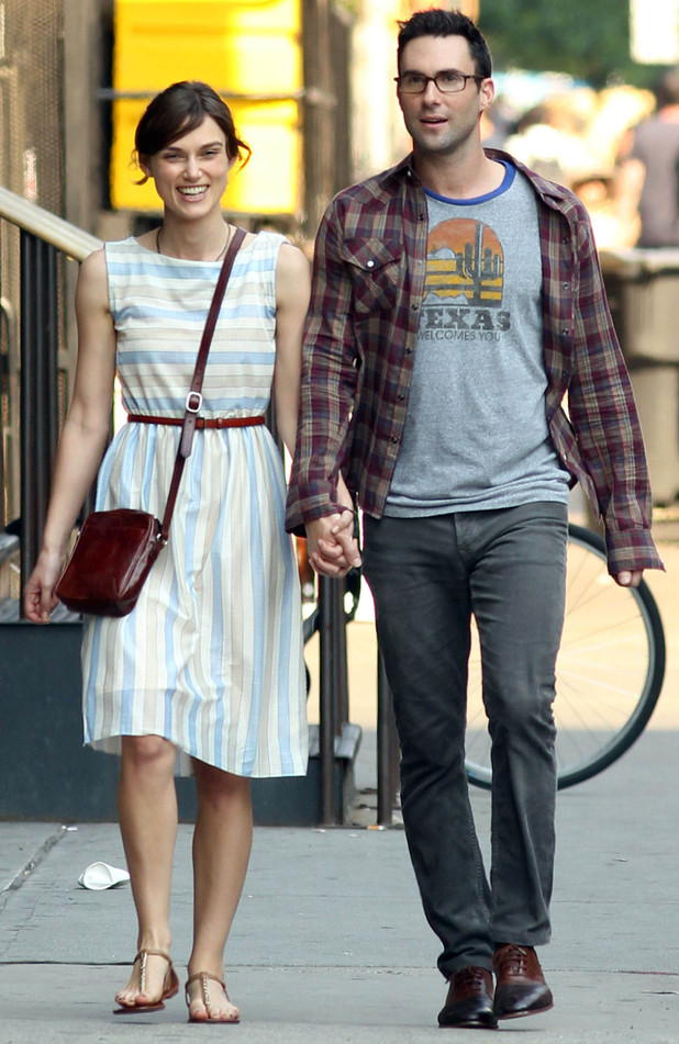 Keira Knightley and Adam Levine