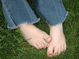 Bare feet