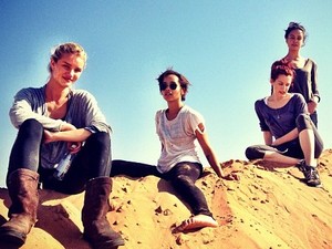 Rosie Huntington-Whiteley on 'Mad Max' set