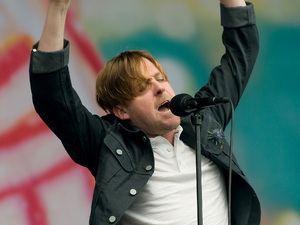 T in the Park: Ricky Wilson of the Kaiser Chiefs.