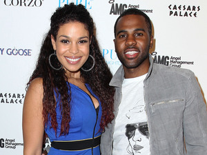 Jordin Sparks and Jason Derulo at Pure nightclub, Las Vegas where Jason performed a live set.