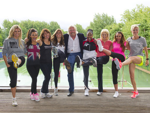 Celebrities at Virgin Active London Triathlon launch