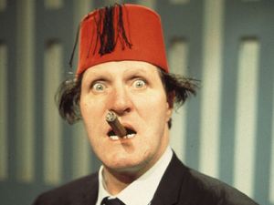 Comedian and magician Tommy Cooper