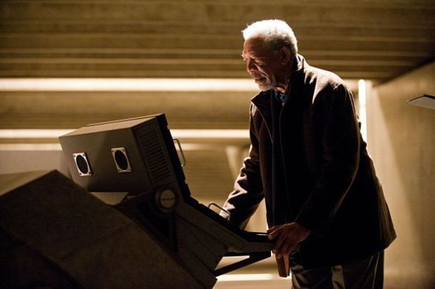 The Dark Knight Rises, Morgan Freeman