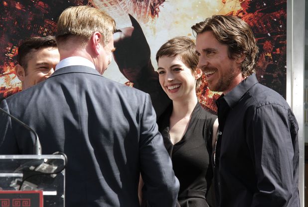 Anne Hathaway and Christian Bale 