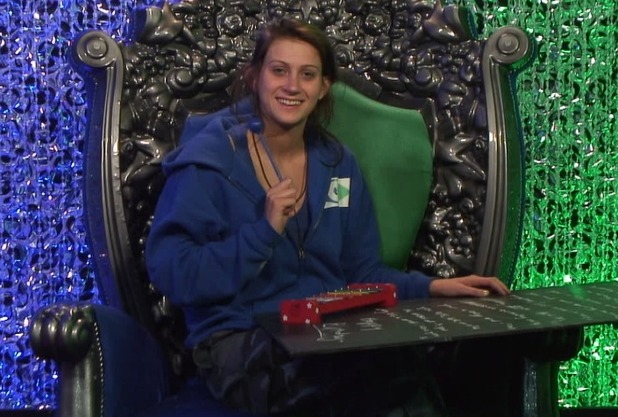 Big Brother Day 33: Ashleigh gets ready to perform her song.