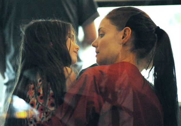 Katie Holmes & Suri Cruise out and about