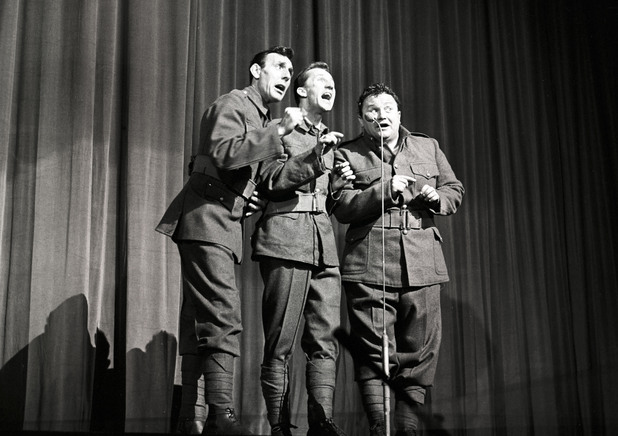 Eric Sykes, Norman Vaughan and Harry Secombe