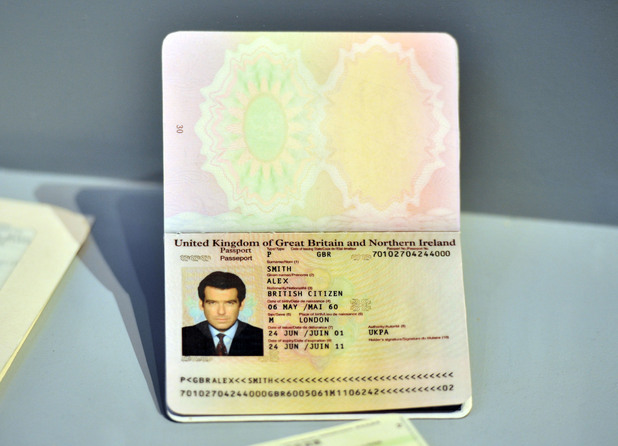 Pierce Brosnan's 007 passport