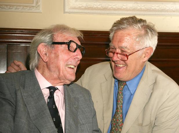 Eric Sykes attends the August Oldie Literary Lunch