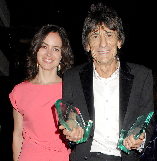 Sally Humphreys and Ronnie Wood, Arqiva Commercial Radio Awards 2012 - London, England - 04.07.12