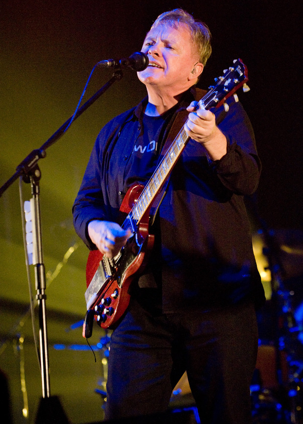 T in the Park: Bernard Sumner of New Order.