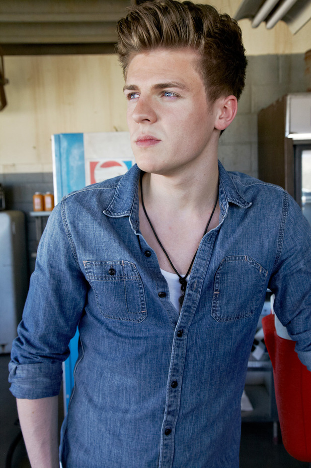Lawson on the set of their new music video