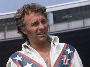 Motorcycle stunt performer Robert Craig 'Evel' Knievel pictured in August 1974