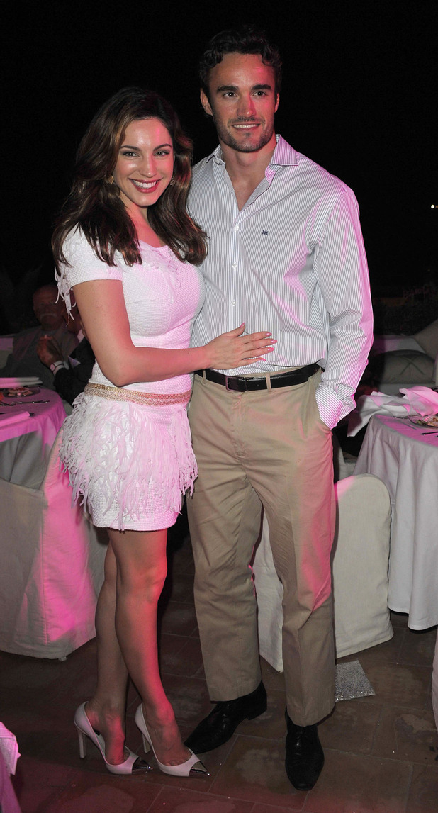 Kelly Brook and Thom Evans 