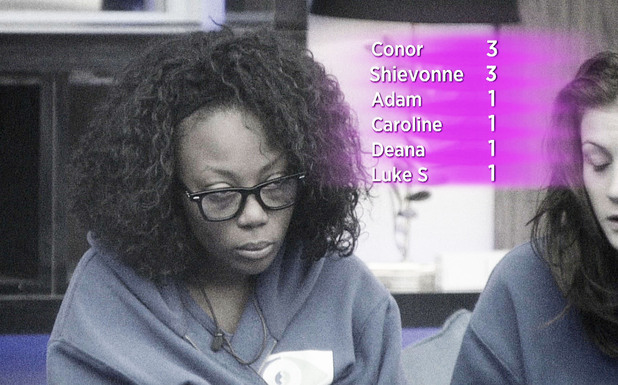 Shievonne with the nomination board