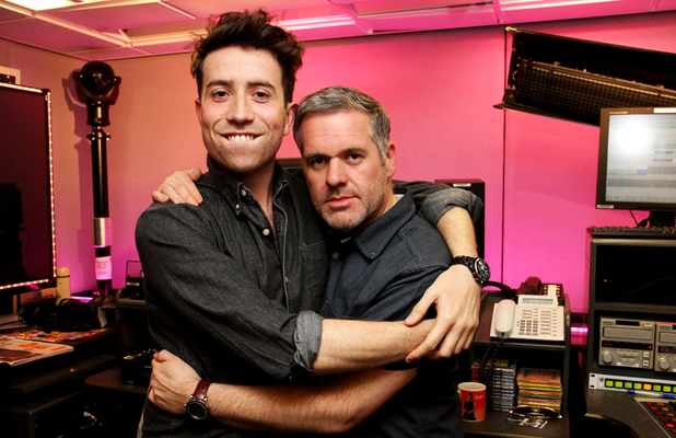 Nick Grimshaw and Chris Moyles