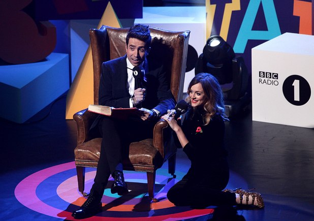 Nick Grimshaw and Fearne Cotton during the Radio 1 Teen Awards