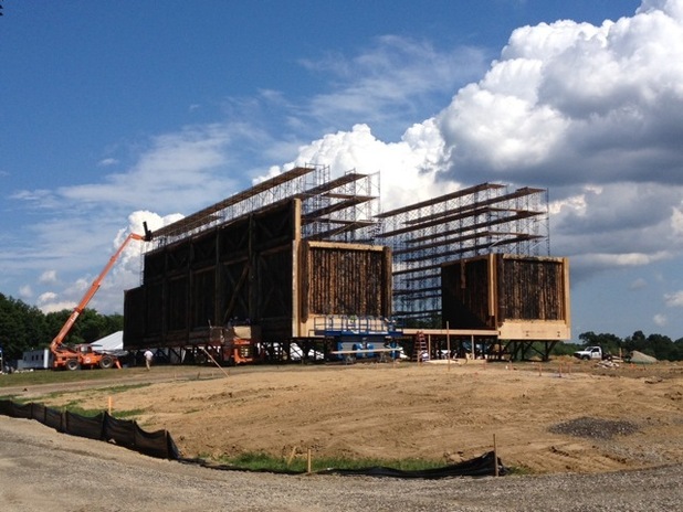 Darren Aronofsky posts picture of ark construction from 'Noah' set
