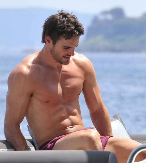 Kelly Brook and Thom Evans
taking a boat trip to explore Ischia island
Ischia, Italy