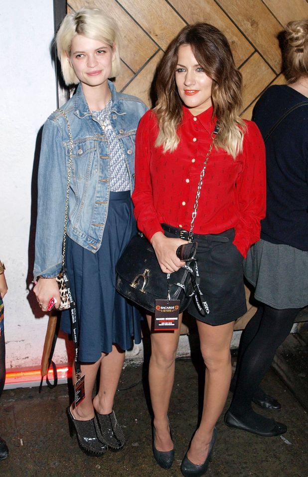 Pixie Geldof and Caroline Flack