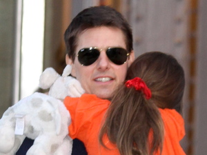 Tom Cruise and daughter Suri leaving Chelsea Piers, after spending the day (July 17) together for the first time since his divorce from Katie Holmes