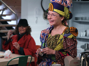 Absolutely Fabulous Olympics Special: Edna (Jennifer Saunders) and Saffy (Julia Sawalha)