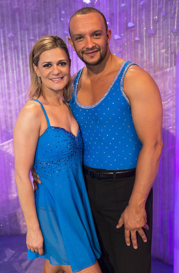 Jamie Baulch with partner Maria Fillapov