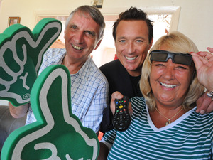 Martin Kemp installs Virgin Media's 1 millionth TiVo box