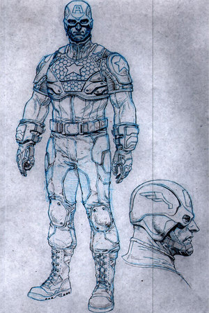 Redesign of Captain America's costume