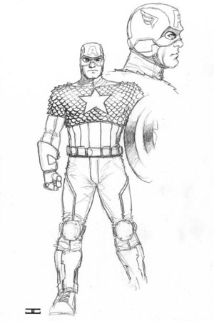 Redesign of Captain America's costume