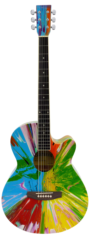 Damien Hirst's acoustic guitar