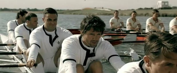 Take That rowing