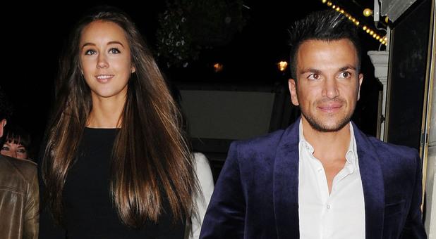 Peter Andre and Emily MacDonagh leaving the Piccadilly Theatre after watching the stage production of 'Ghost The Musical'
London, England - 17.07.12